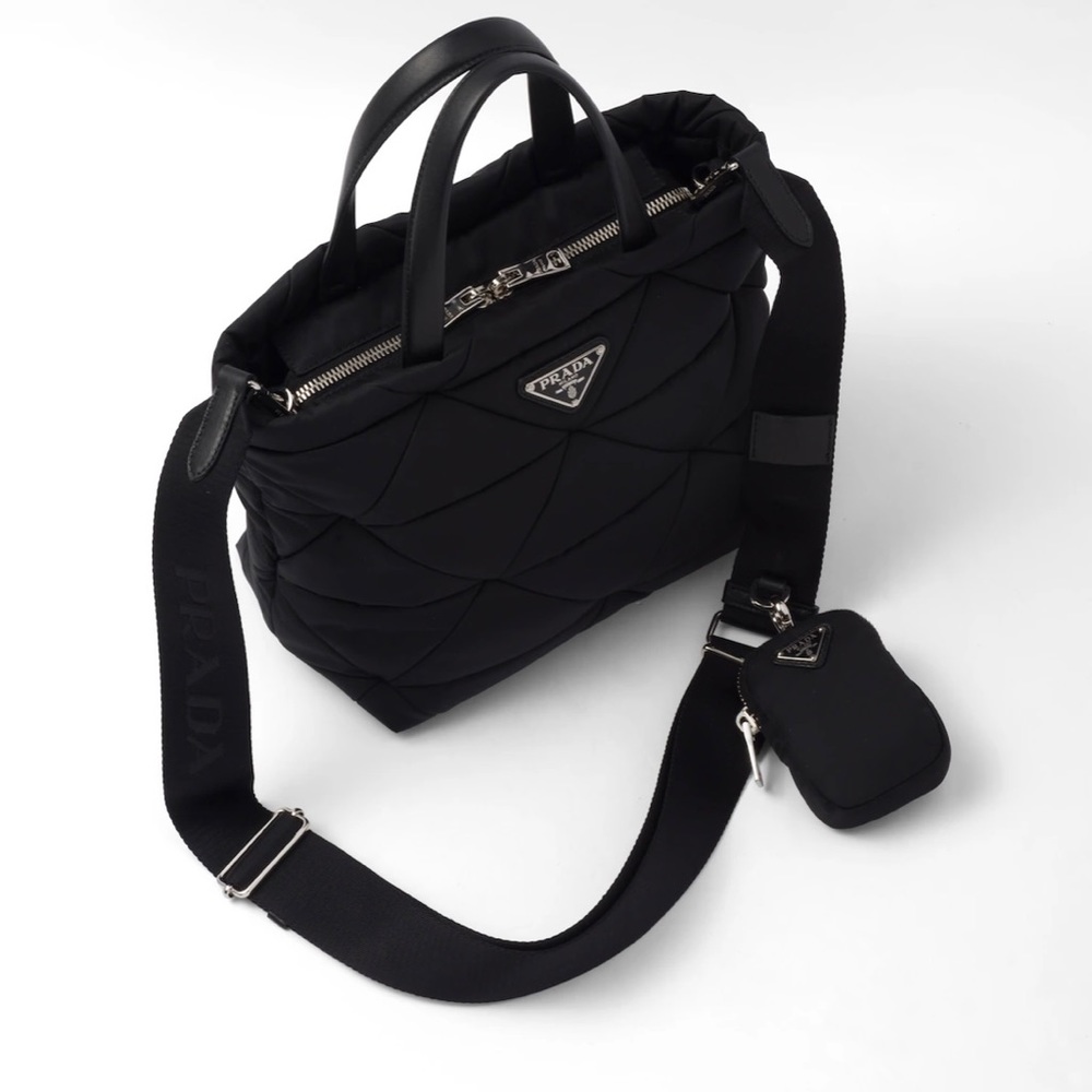 ❗️SOLD❗️Padded Re-Nylon tote bag